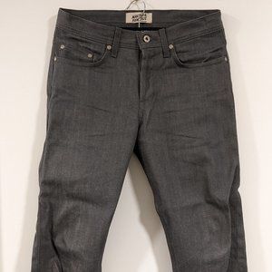 Naked & famous grey selvedge weird guy